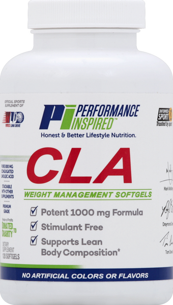 slide 1 of 1, Performance Inspired Nutrition Cla Weight Management, 120 ct