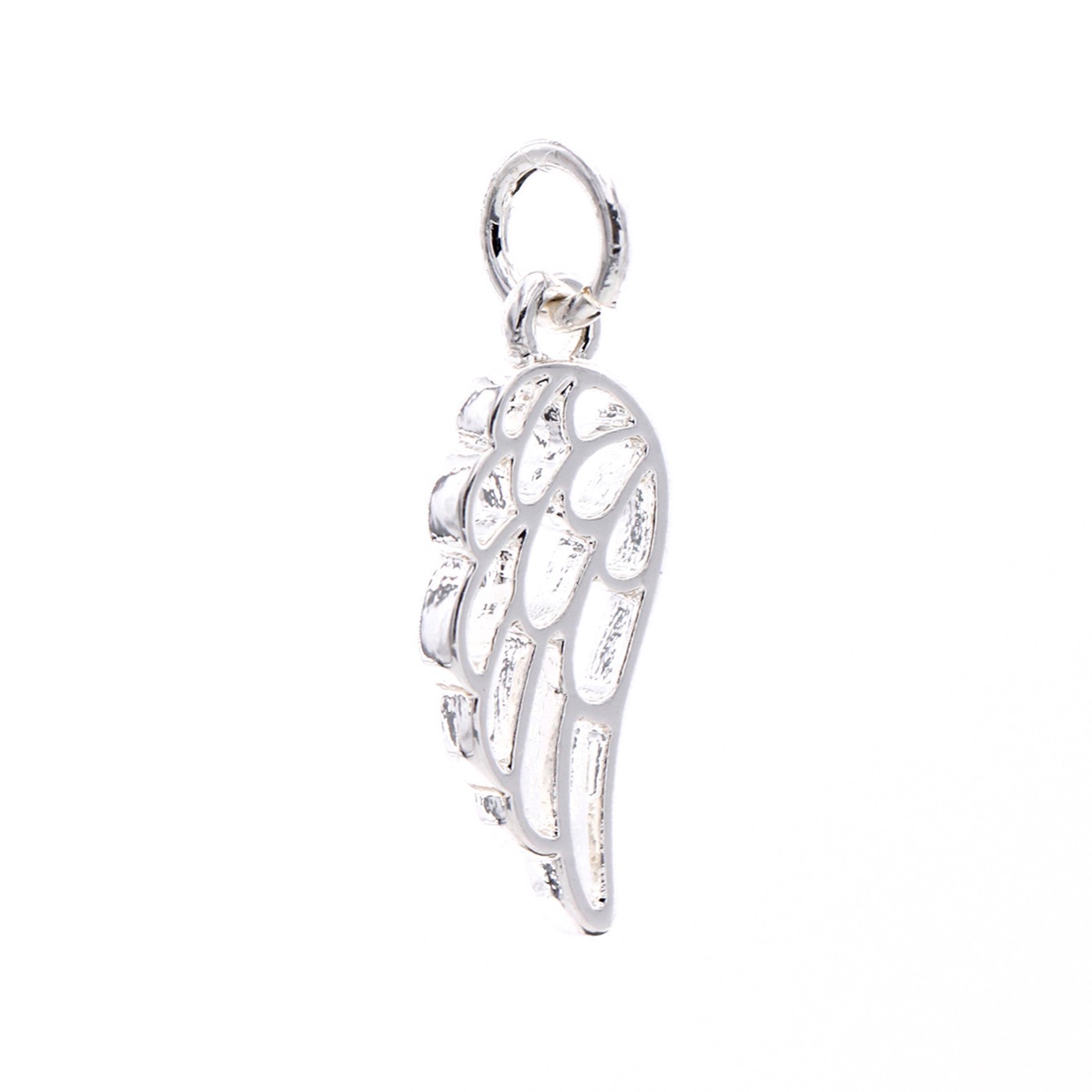 slide 3 of 5, Charmalong Silver Plated Wing Charm By Bead Landing, 0.94 in x 0.35 in x 0.2 in