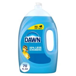 Dawn Ultra Dish Soap Liquid, Dishwashing Liquid, Grease Removal, Original, 70 Fl Oz
