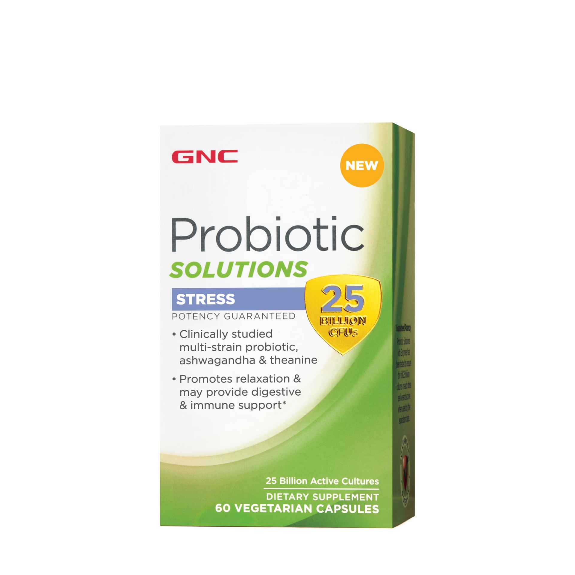 slide 1 of 1, GNC Probiotic Solutions- Stress, 60 ct