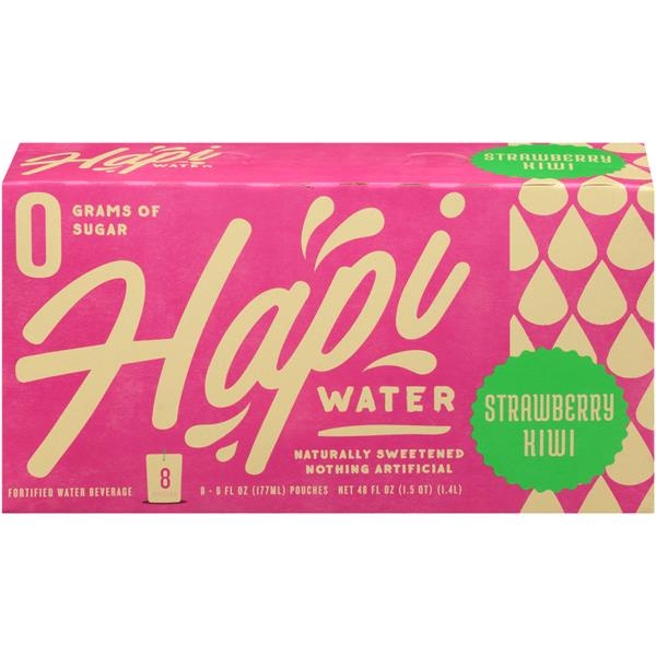 slide 1 of 1, Hapi Water Strawberry Kiwi Sup, 8 ct