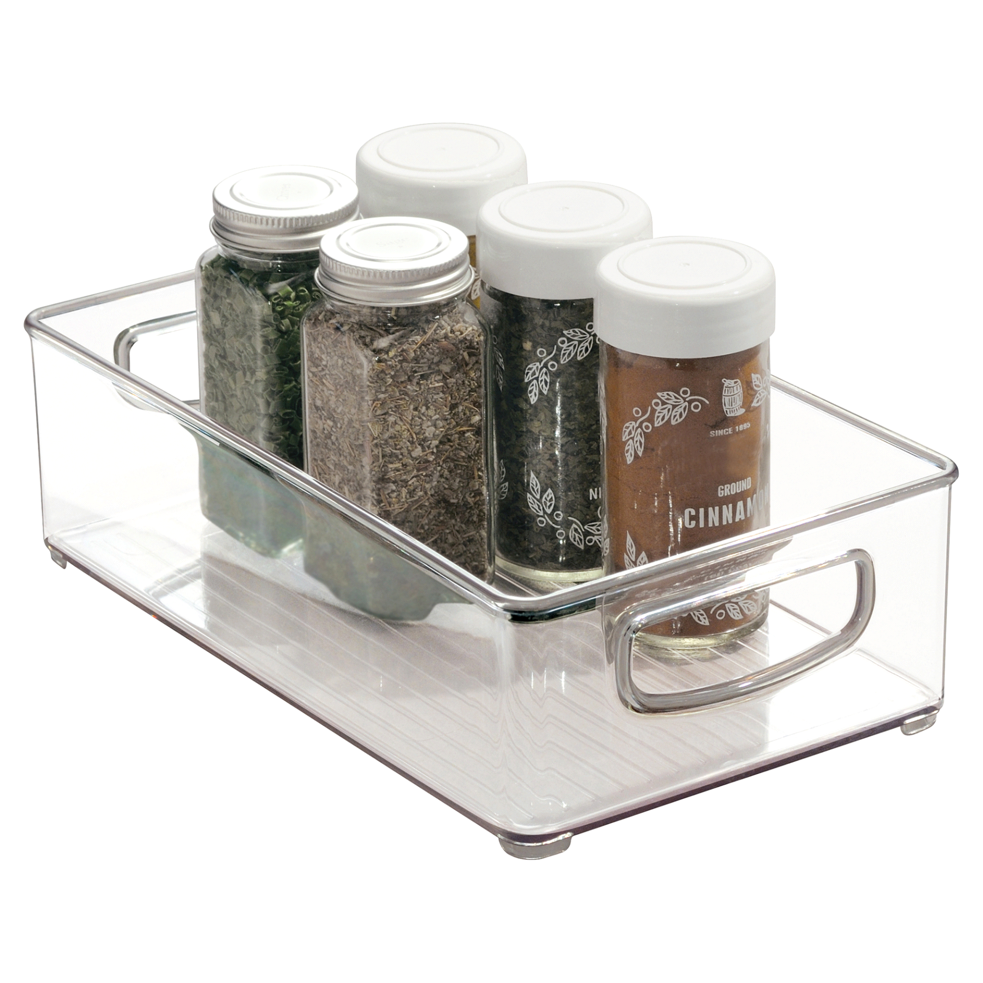 slide 1 of 1, Interdesign Clear Kitchen Binz, 1 ct