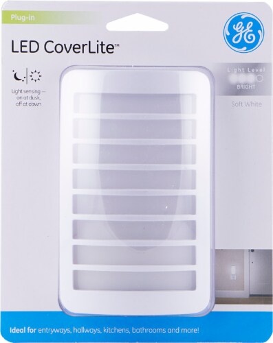 slide 1 of 1, GE Led Coverlite Soft White Night Light, 1 ct