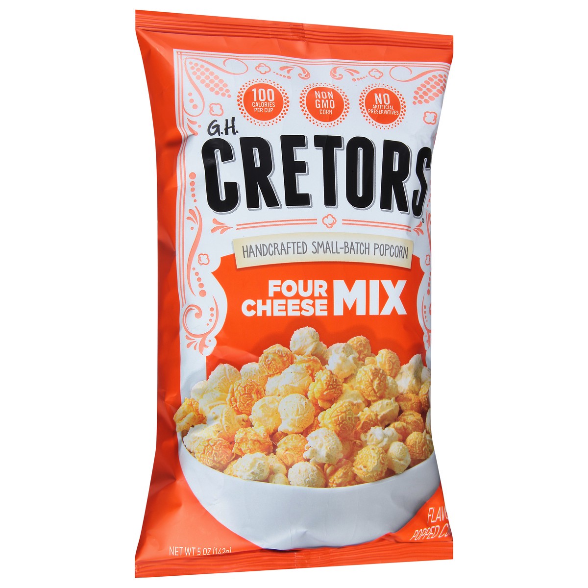 slide 9 of 9, Cretors Four Cheese Mix Flavored Popped Corn 1 5 oz, 5 oz