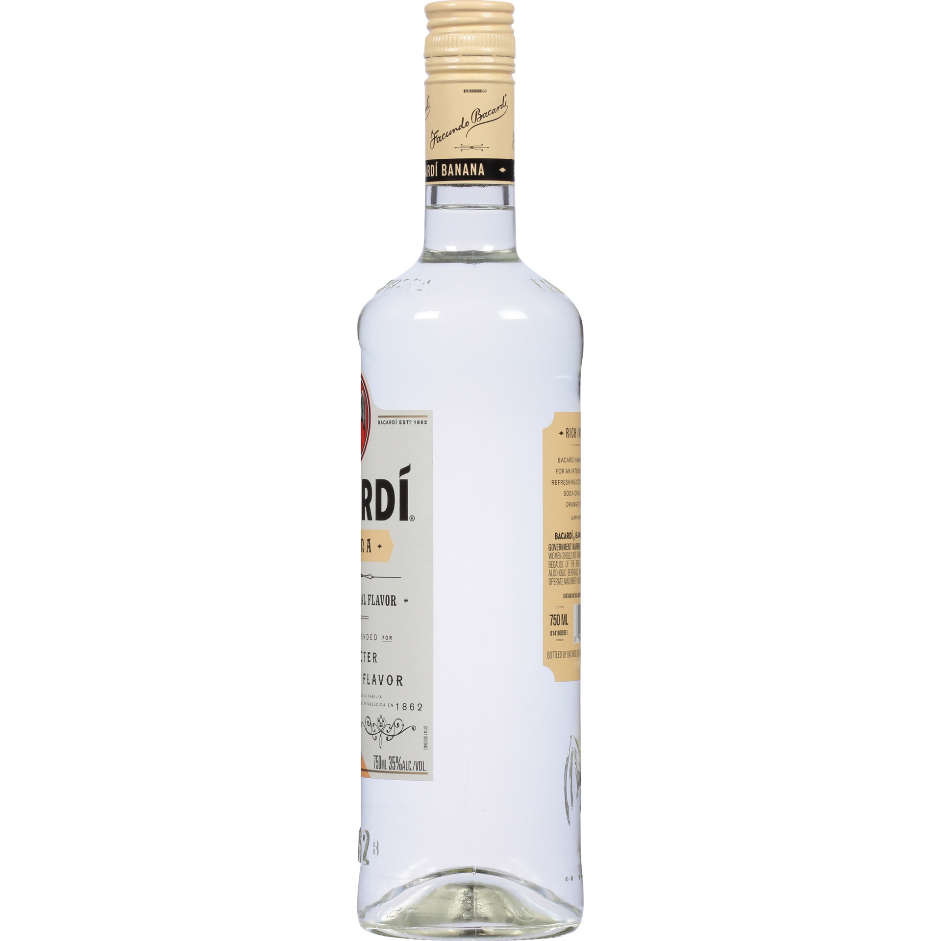 slide 3 of 4, Bacardi Banana Rum, 750 ml