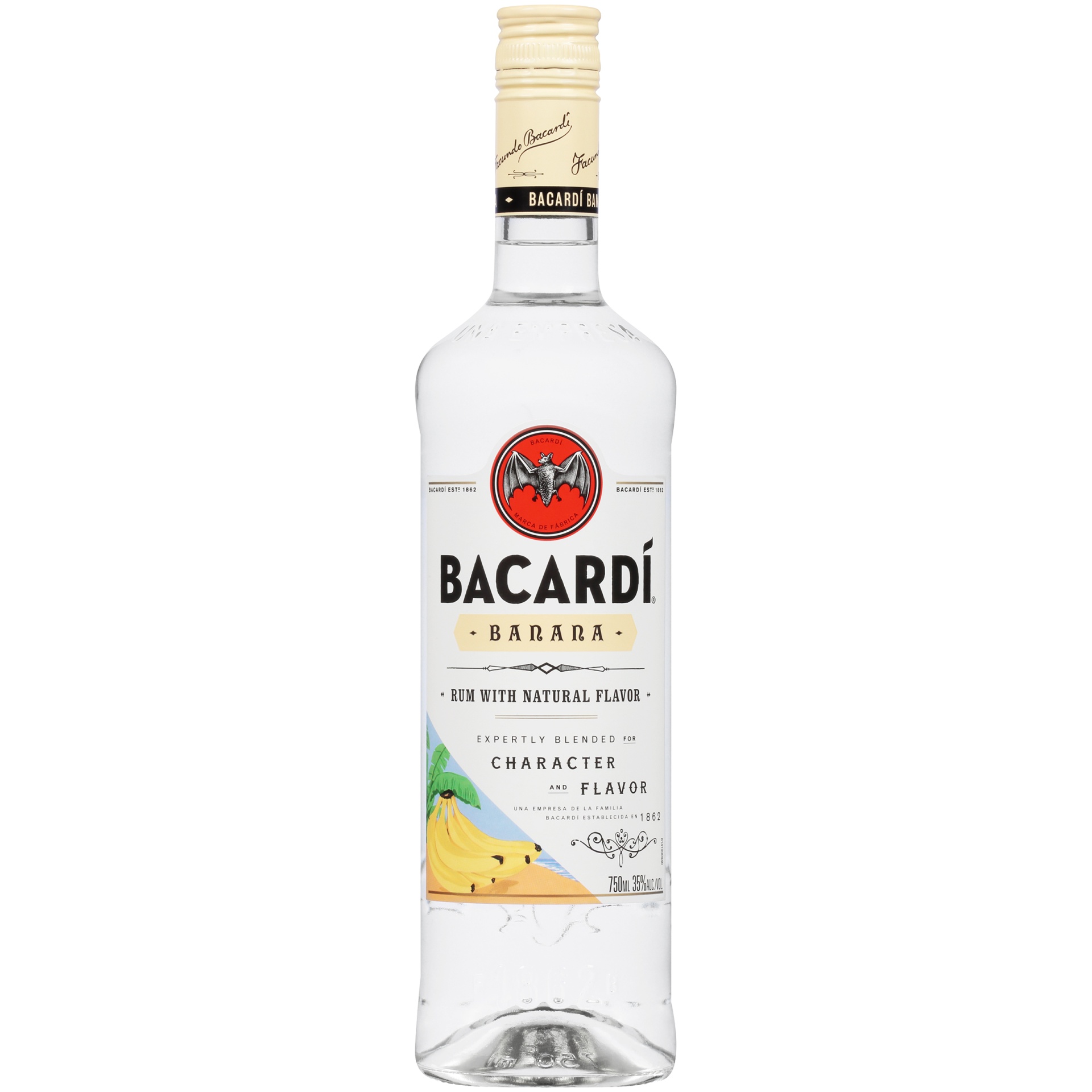 slide 1 of 4, Bacardi Banana Rum, 750 ml