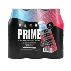 Prime Hydration Cherry Freeze 6 Pack 16.9Oz