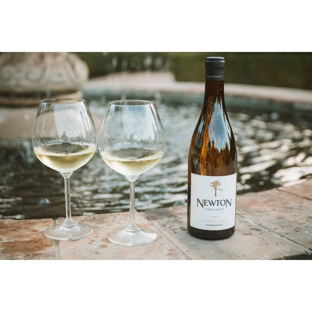 slide 2 of 3, Newton Unfiltered Chardonnay, 750 ml