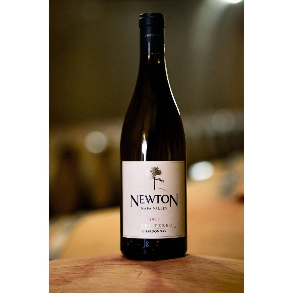 slide 3 of 3, Newton Unfiltered Chardonnay 2016 750ml, 750 ml