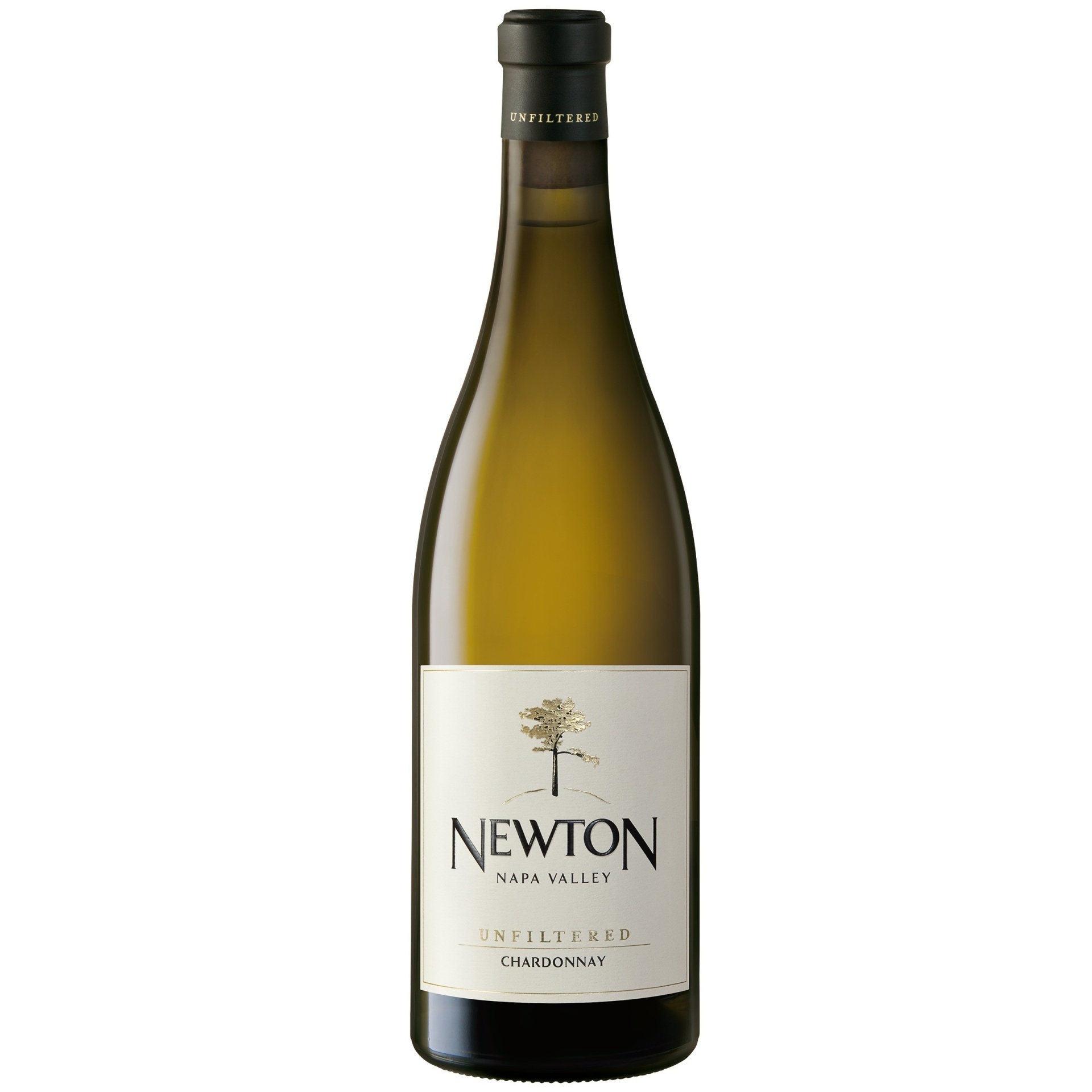 slide 1 of 3, Newton Unfiltered Chardonnay, 750 ml