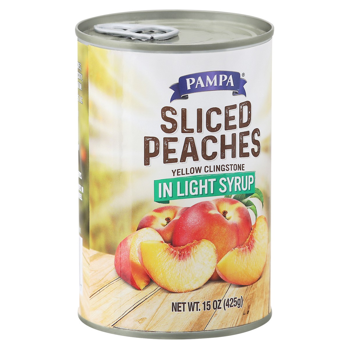 slide 2 of 9, Pampa Sliced Peaches, 15 oz