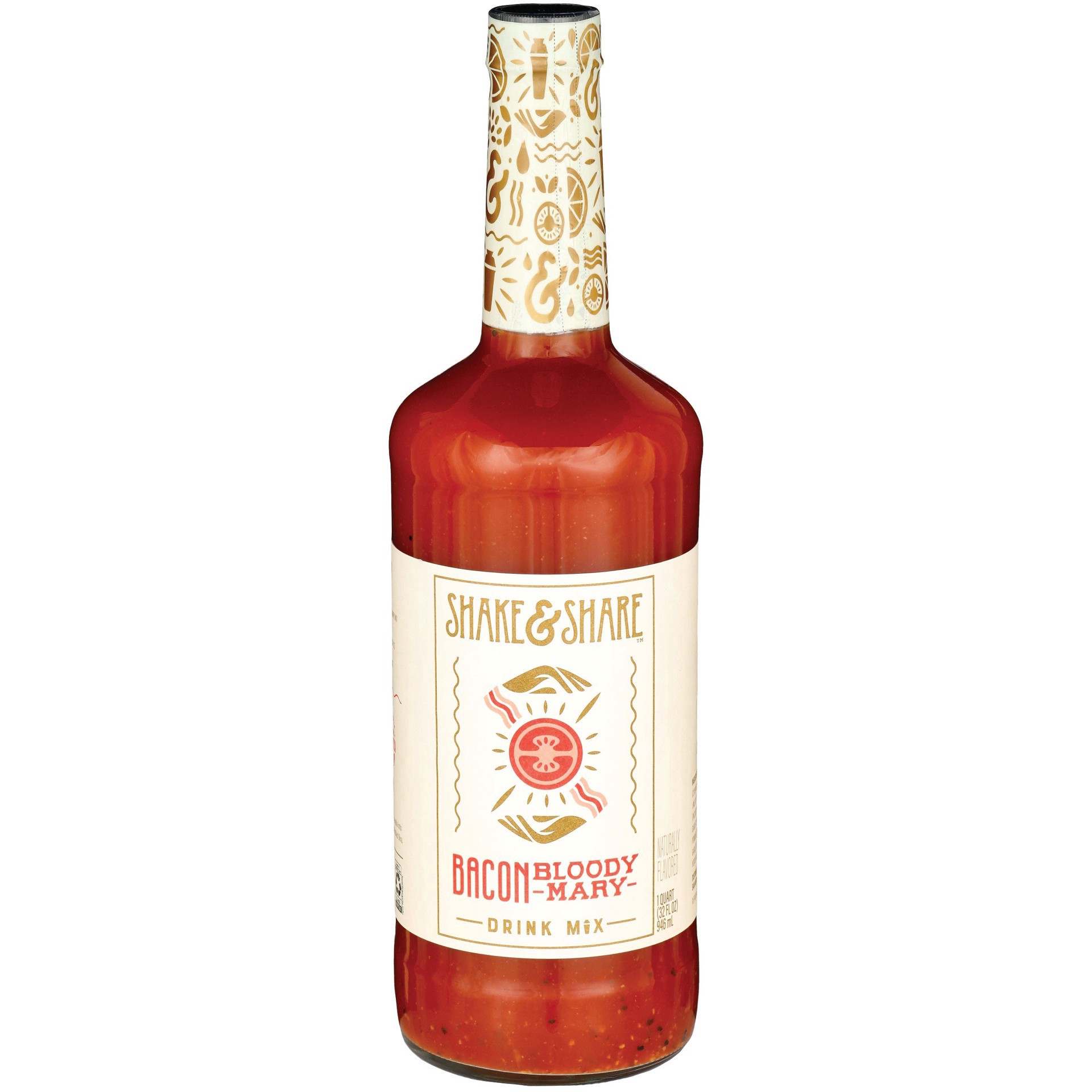 slide 1 of 1, Shake & Share Bacon Bloody Mary Drink Mix 1 qt, 32 oz