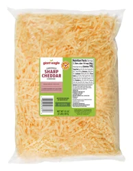 Giant Eagle Shredded Sharp Cheddar Cheese