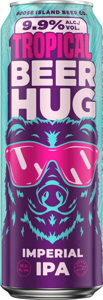 slide 7 of 7, Goose Island Beer Co. Tropical Beer Hug Imperial IPA 19.2 fl oz Can, 19.2 fl oz