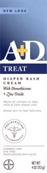 A+D Treat Diaper Rash Cream 4 oz Box