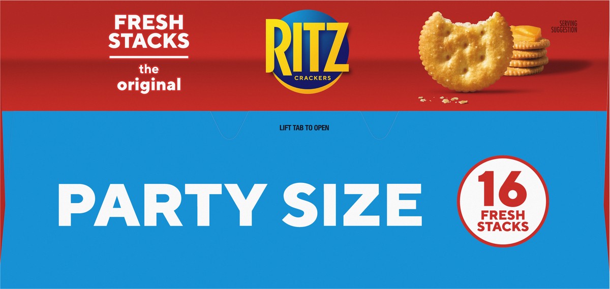 slide 9 of 9, RITZ Fresh Stacks Original Crackers, Party Size, 23.7 oz (16 Stacks), 23.7 oz