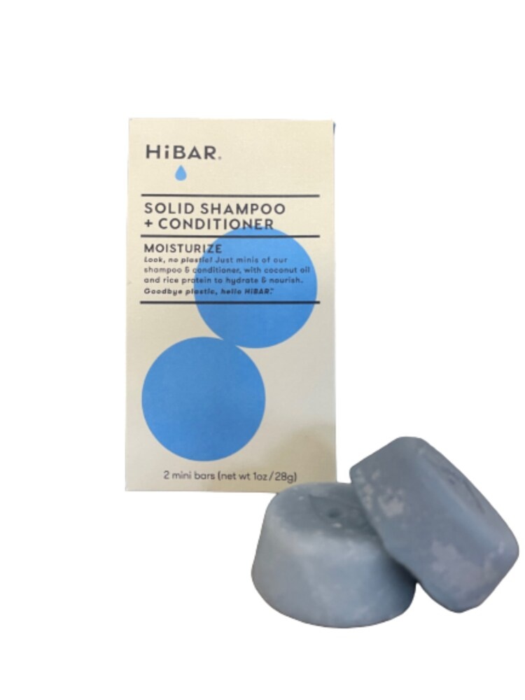 slide 1 of 1, Hibar Solid Shampoo & Conditioner Sample Set, 2 ct