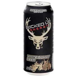 Bucked Up White Gummy Deer Energy Drink - 16 fl oz