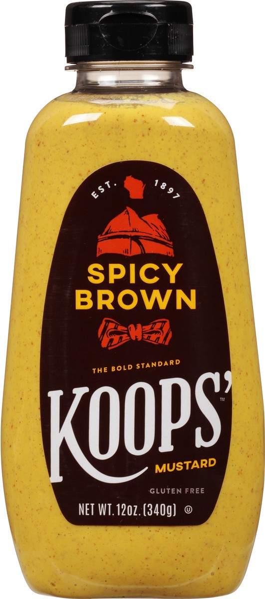 slide 13 of 14, Koops' Spicy Brown Mustard 12 oz, 12 oz