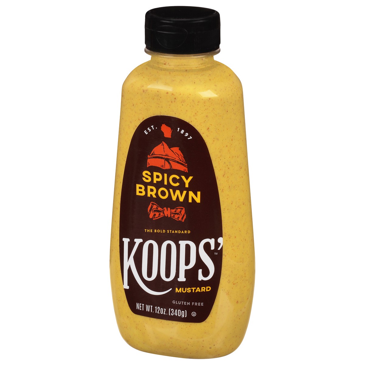 slide 10 of 14, Koops' Spicy Brown Mustard 12 oz, 12 oz