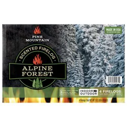 Pine Mountain Scented Alpine Forest Firelogs - 4 ea