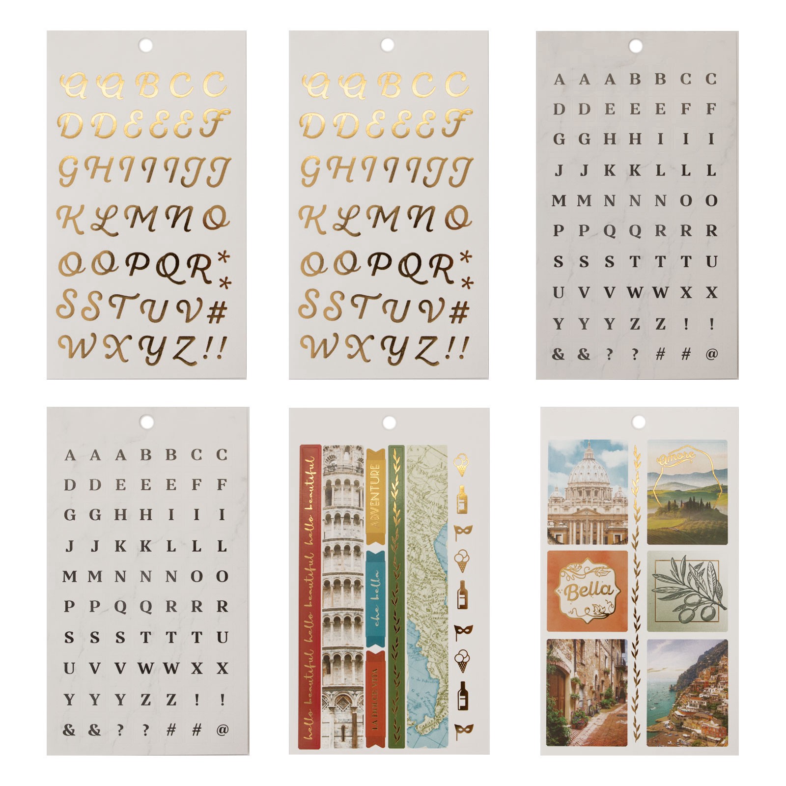 slide 6 of 7, Italy Sticker Book By Recollections, 4 in x 7 in