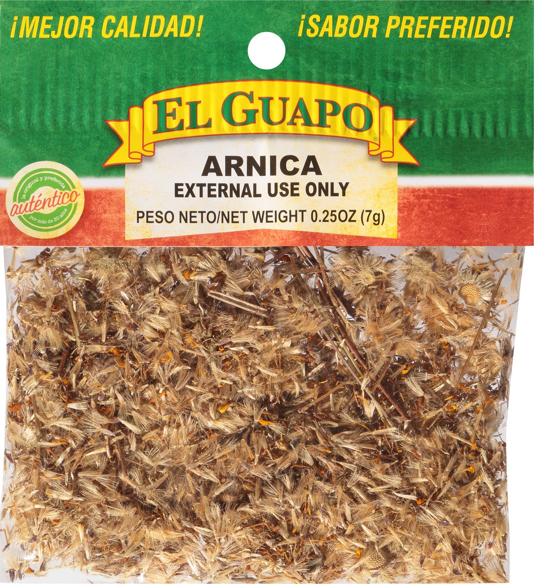 slide 8 of 10, El Guapo External Use Only Arnica 0.25 oz. Bag, 0.25 oz