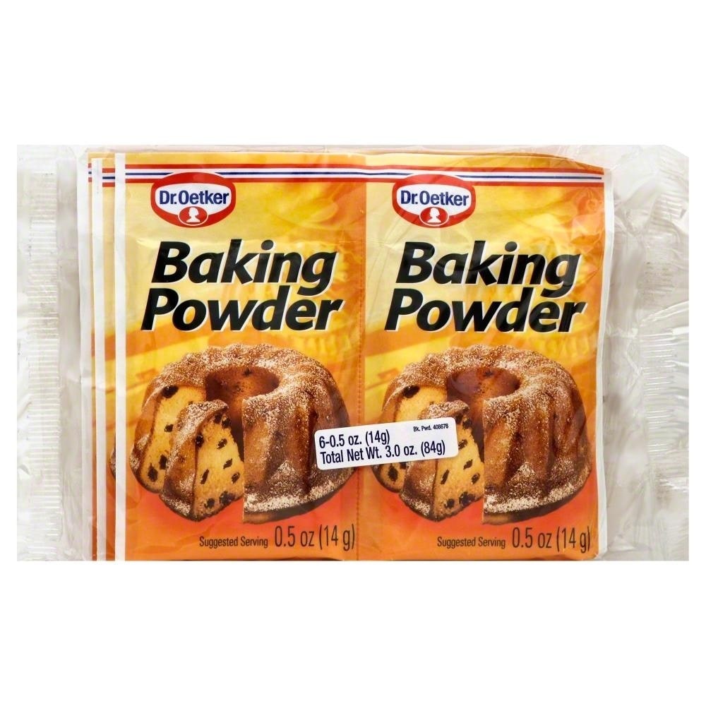 slide 1 of 1, Dr. Oetker Baking Powder, 6 ct; 0.5 oz