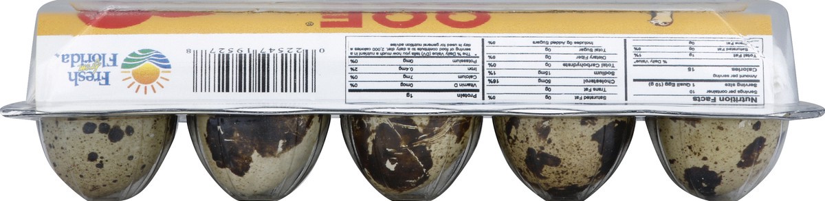 slide 8 of 8, QQE Quality Quail Eggs, 10 ct
