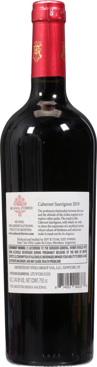 slide 6 of 9, Achaval Ferrer Argentina Mendoza Cabernet Sauvignon 750 ml, 750 ml