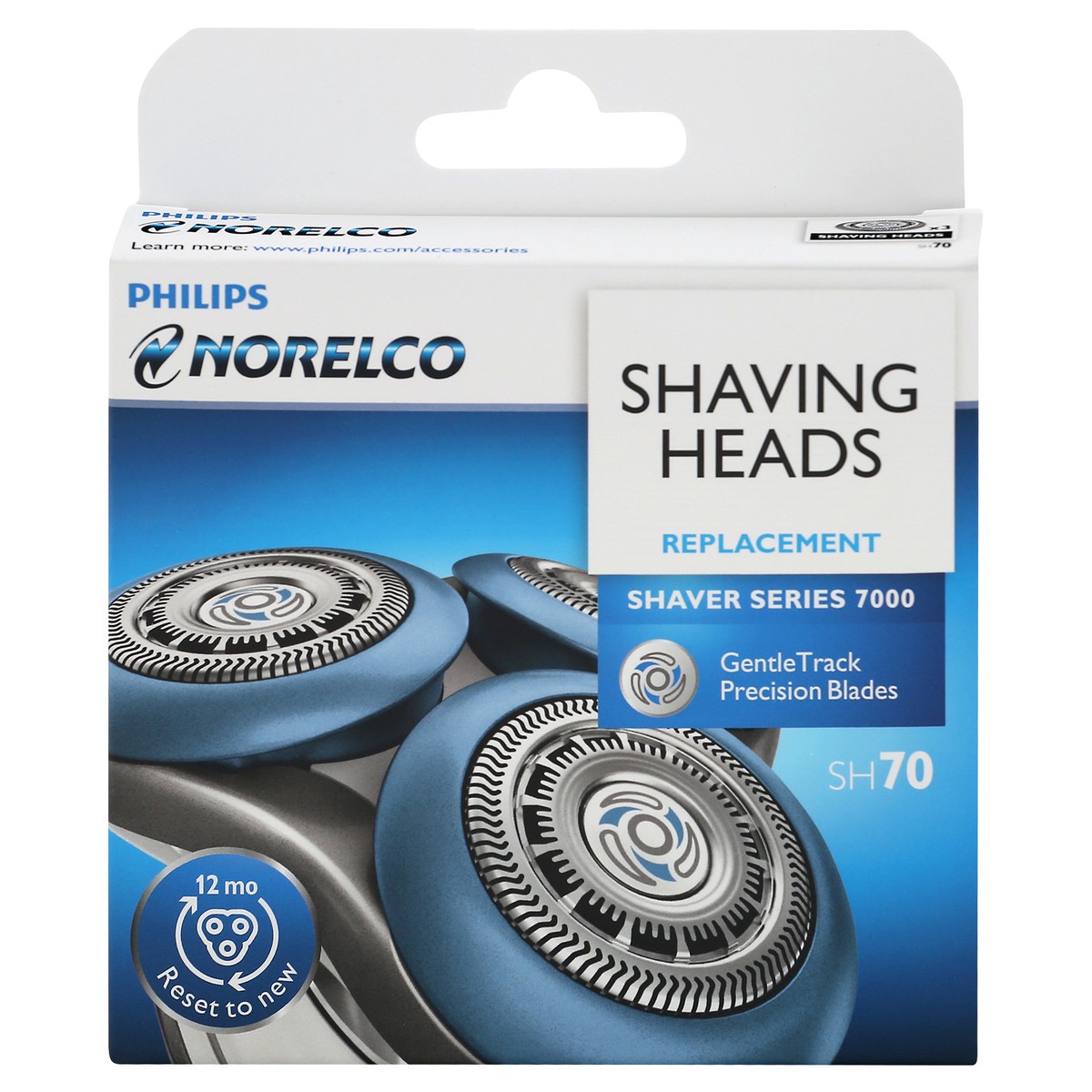 slide 1 of 11, Philips Shaving Heads, Norelco, Replacement, Box 3 ea, 1 ct