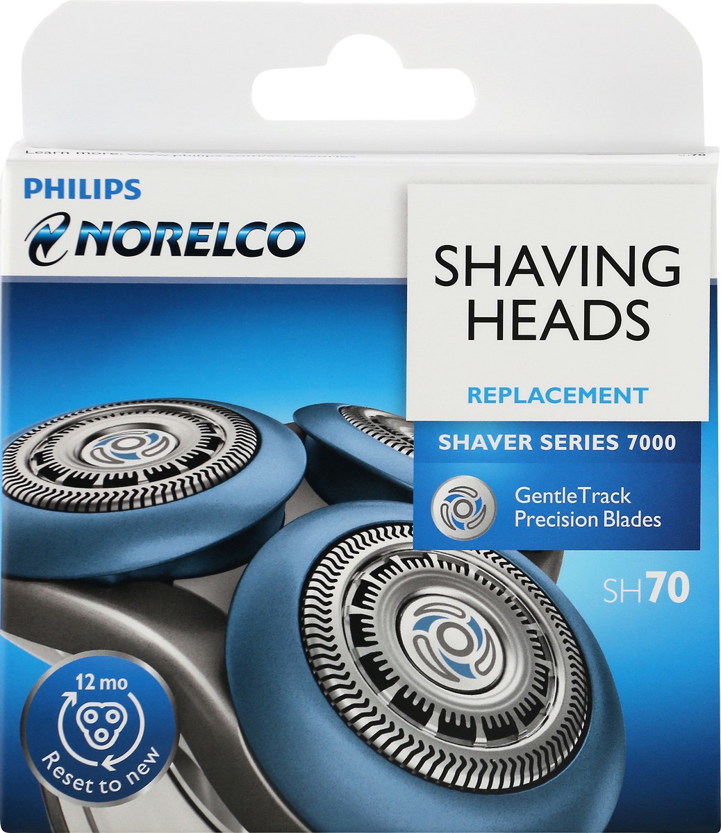 slide 10 of 11, Philips Shaving Heads, Norelco, Replacement, Box 3 ea, 1 ct