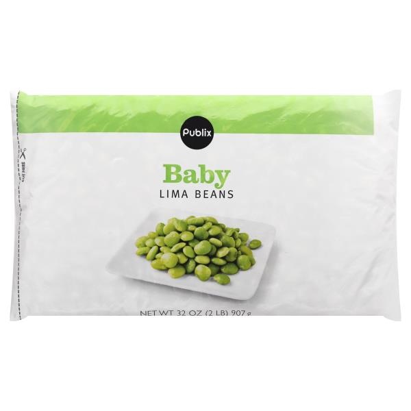 slide 1 of 1, Publix Lima Beans, Baby, 32 oz