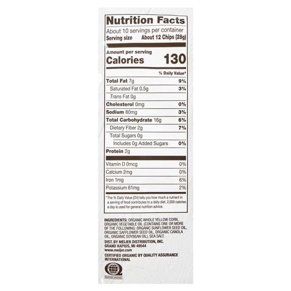 slide 7 of 25, True Goodness Organic Yellow Tortilla Chips - 10.1 oz, 10.1 oz