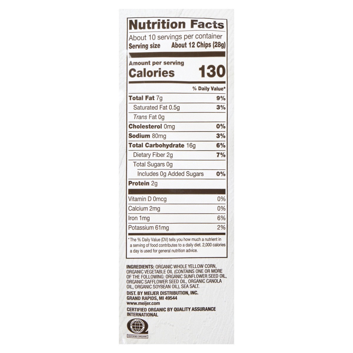 slide 6 of 25, True Goodness Organic Yellow Tortilla Chips - 10.1 oz, 10.1 oz