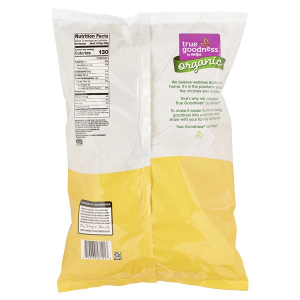 slide 10 of 25, True Goodness Organic Yellow Tortilla Chips - 10.1 oz, 10.1 oz