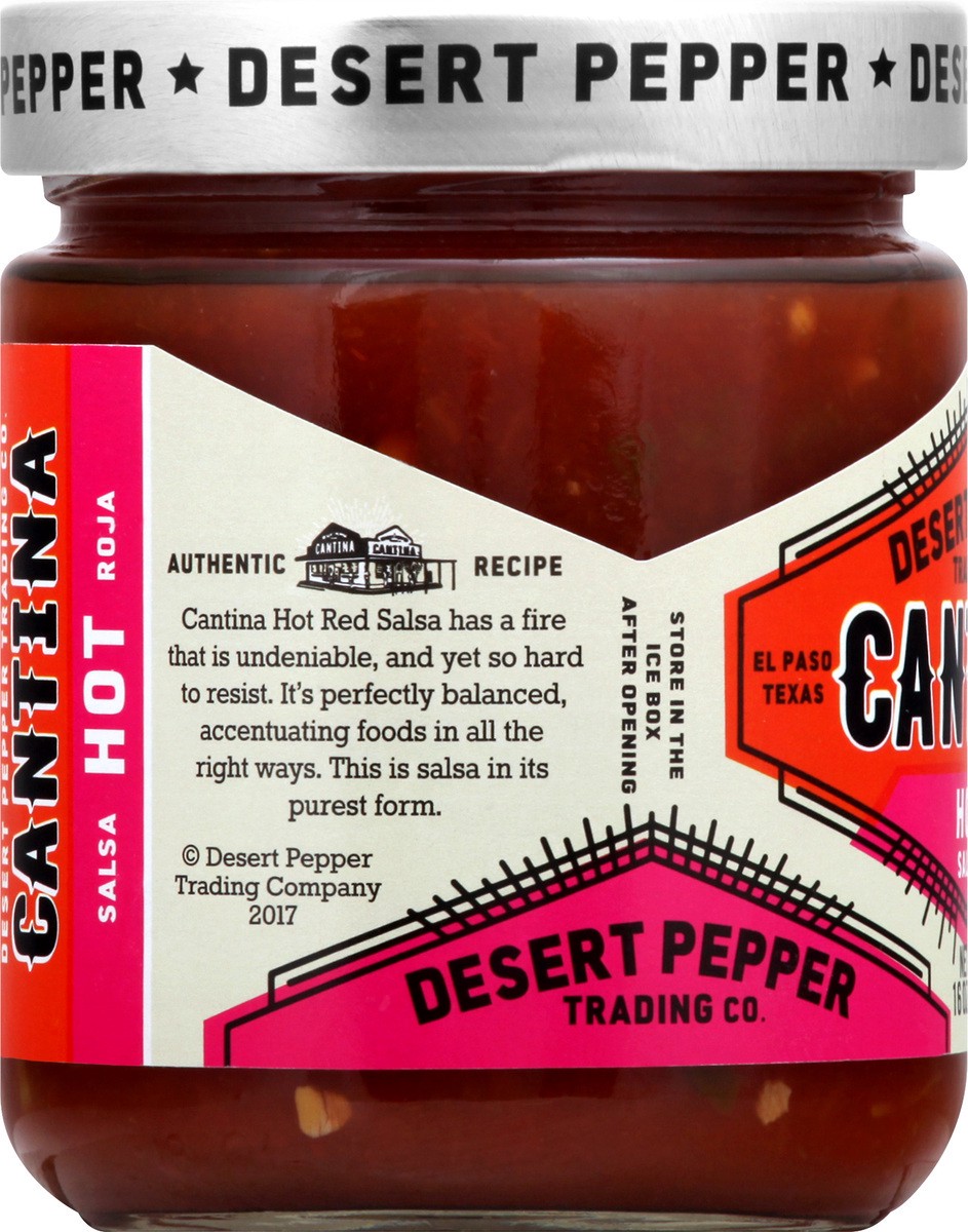 slide 9 of 11, Cantina Desert Pepper Hot Red Salsa Cantina, 16 oz