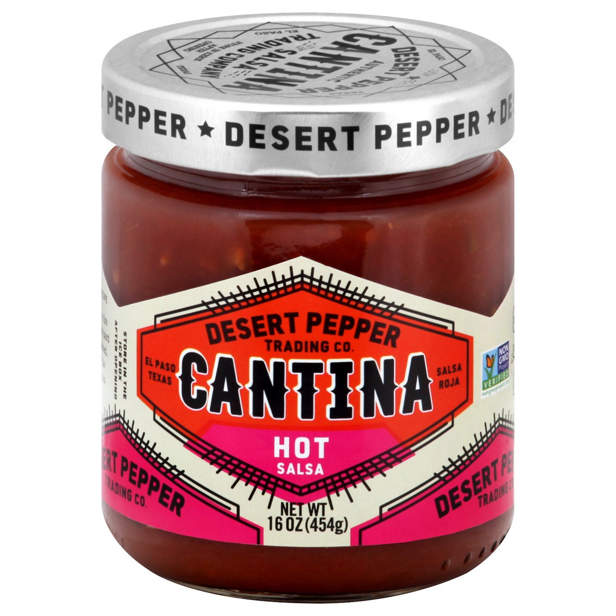 slide 11 of 11, Cantina Desert Pepper Hot Red Salsa Cantina, 16 oz