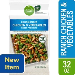 Simple Truth Ranch Spiced Chicken and Vegetables Meal