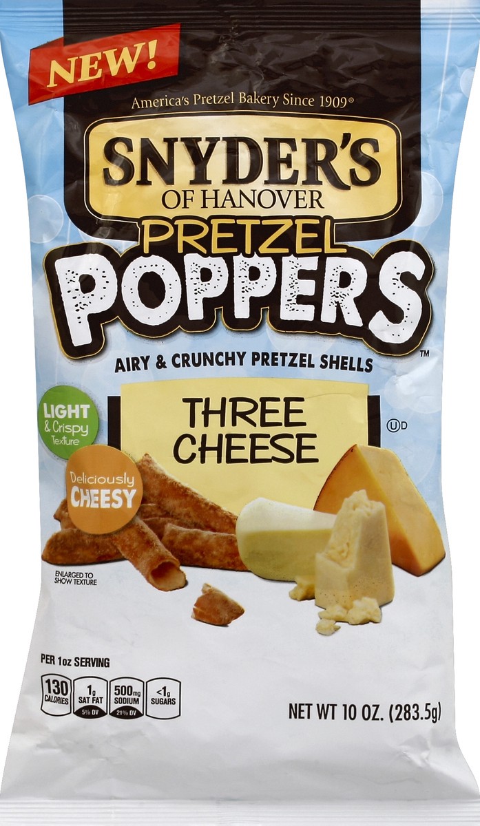 slide 5 of 5, Snyder's of Hanover Three Cheese Pretzel Poppers, 10 oz