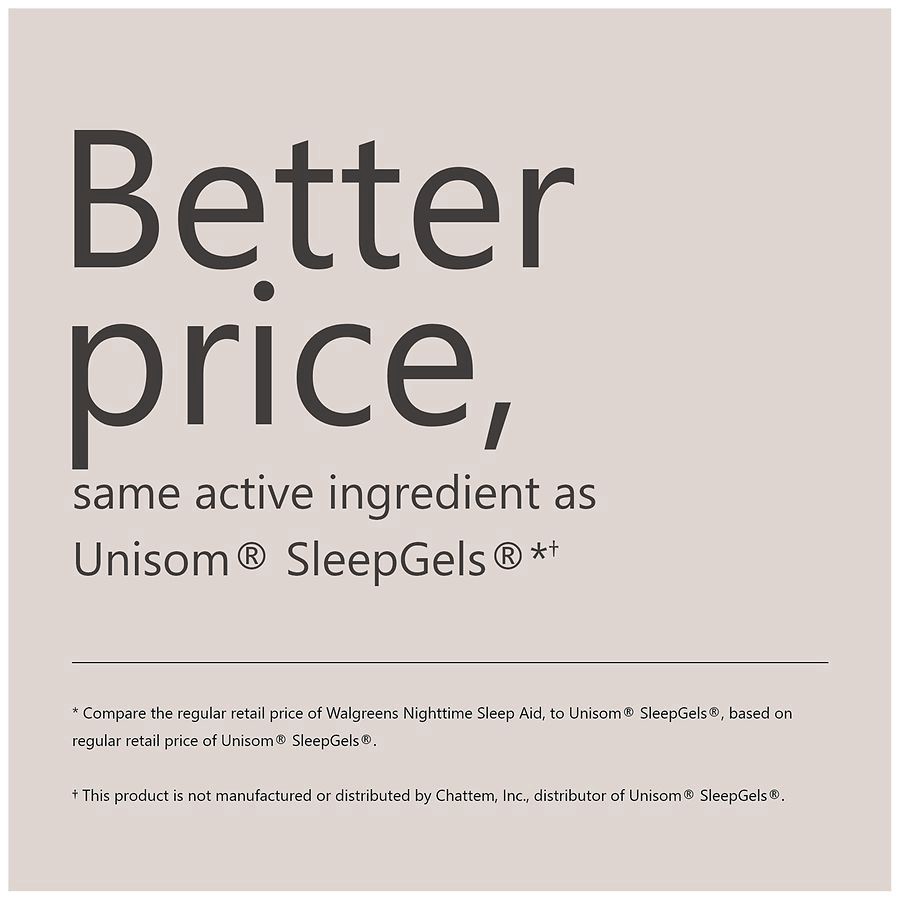 slide 2 of 5, Walgreens Walsom Nighttime Sleep Aid Softgels, 32 ct