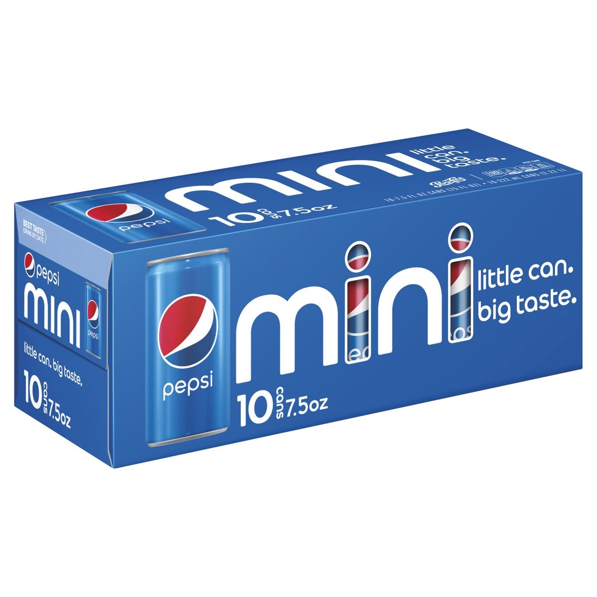 slide 2 of 6, Pepsi Mini Cans, 10 ct