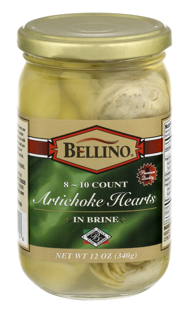 slide 1 of 1, Bellino Artichokes Brine, 7.4 oz