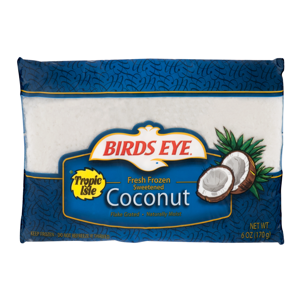 slide 1 of 1, Birds Eye Tropic Isle Coconut, 6 oz