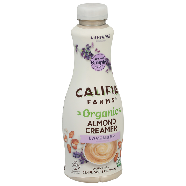 slide 1 of 6, Califia Lavendar Almond Creamer, 25.4 fl oz