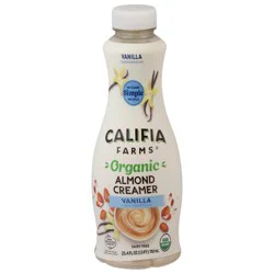 Califia Farms Organic Vanilla Almond Creamer 25.4 fl oz