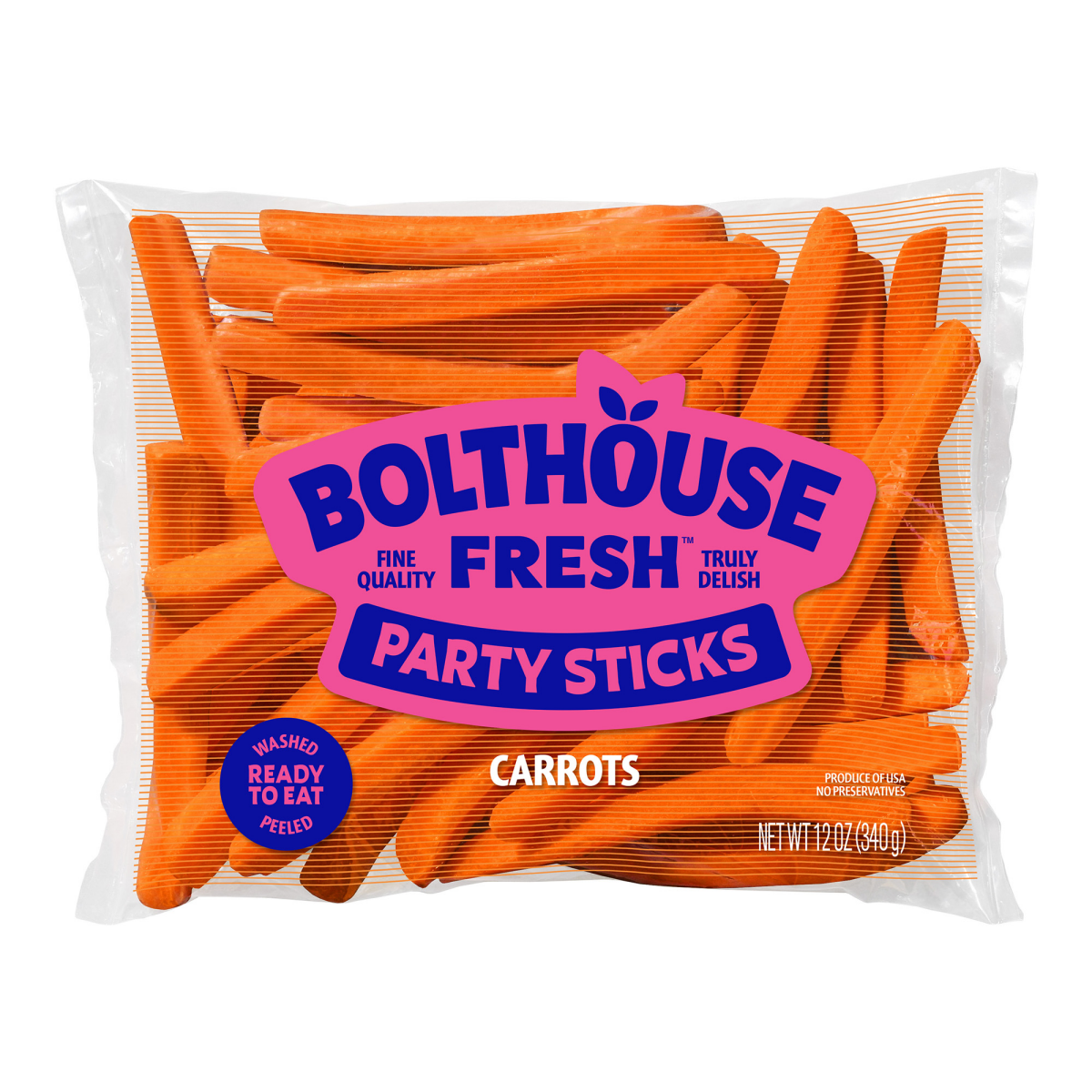 slide 1 of 5, Bolthouse Fresh Party Carrot Sticks, 12 oz., 12 oz