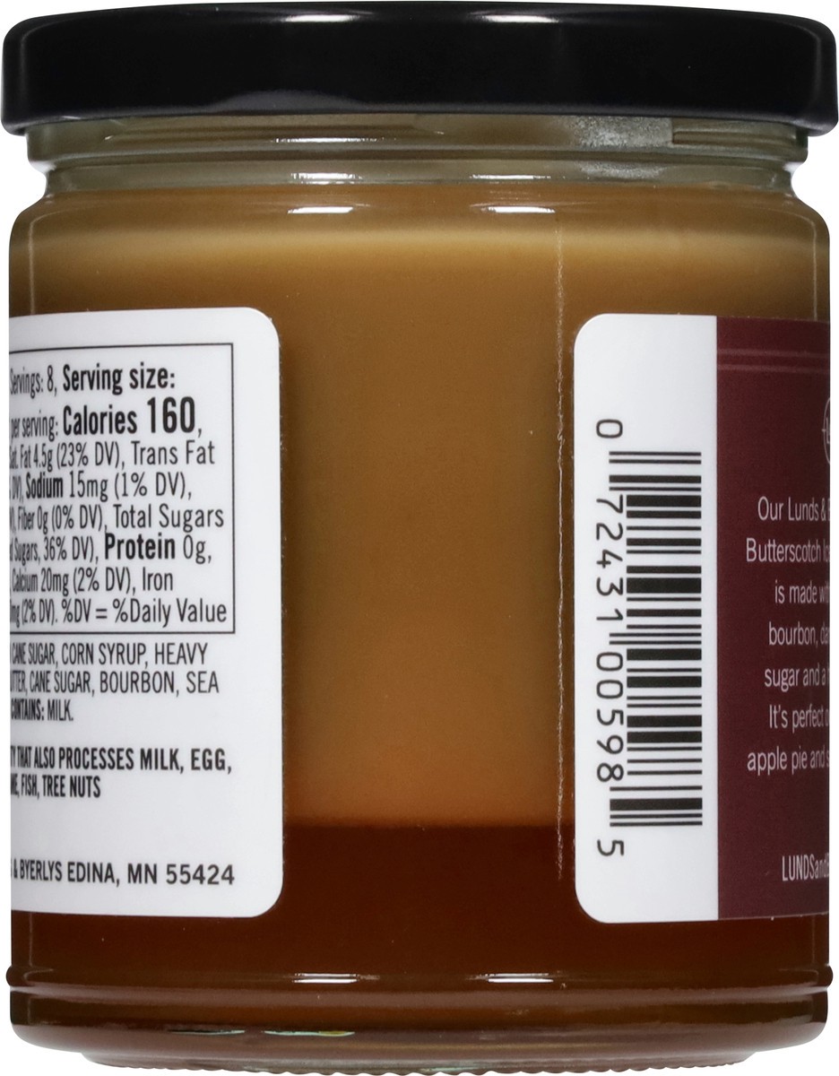 slide 10 of 13, Lunds & Byerlys Bourbon Butterscotch Ice Cream Topping 10 oz, 10 oz