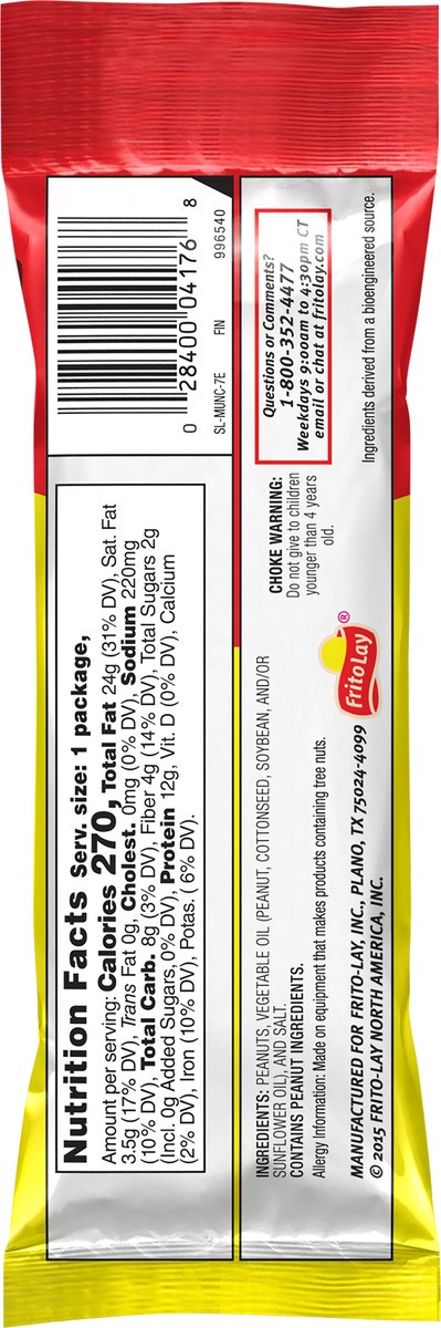 slide 3 of 3, Munchies Peanuts Salted 1 5/8 Oz, 1.62 oz