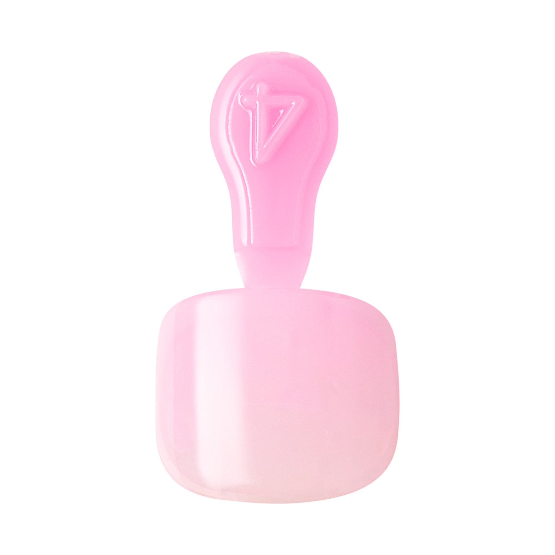 slide 3 of 5, imPRESS KISS imPRESS Press-On Toe Nails Glossy Solid Pink, Short Size, Squoval Shape, 28 pc